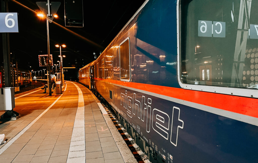 MET DE NIGHTJET VAN BRUSSEL NAAR WENEN